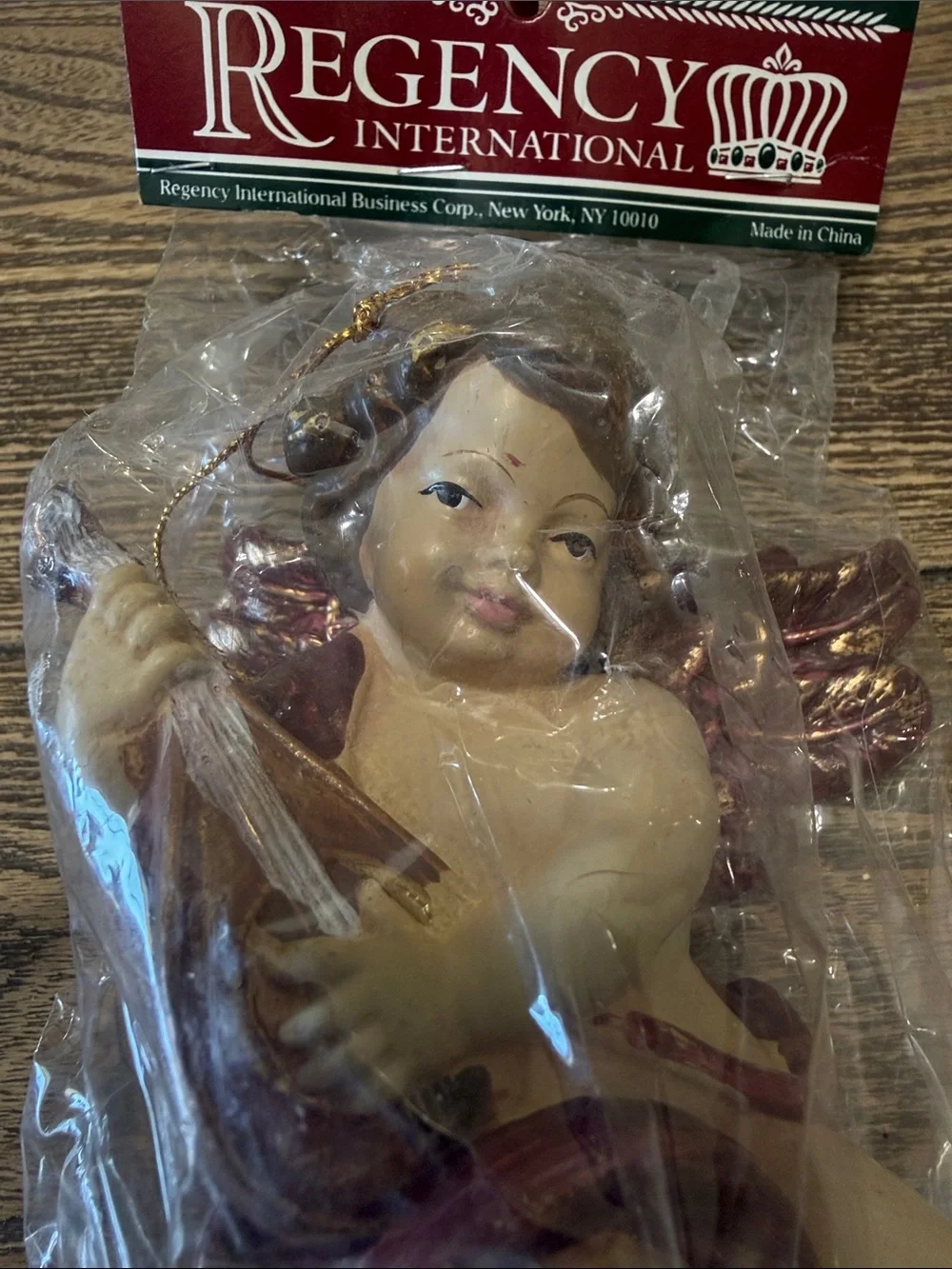VTG Cherub Regency International Ornament Dead Stock